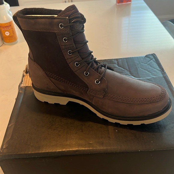 Men’s Sorel blackened brown boots - Picture 1 of 4